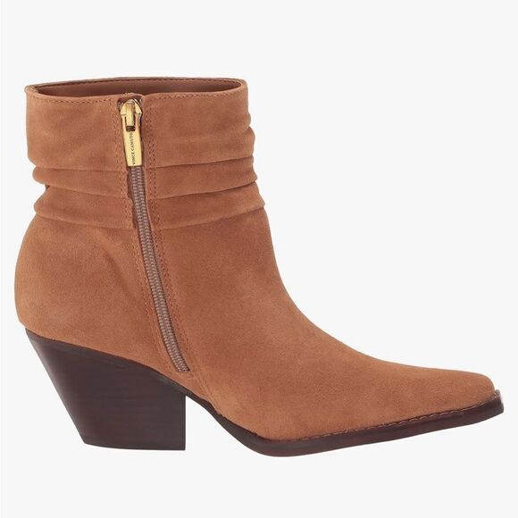 Revolve Vince Camuto Nerlinji Leather Suede Slouch Ankle Western Boot NWOT - Picture 2 of 12